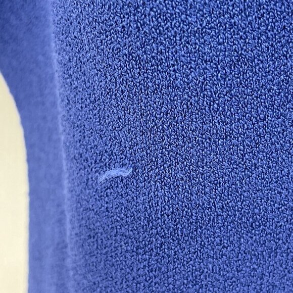 Tory Sport Women's Medium Tunic Blue and White FABRIC FLAW READ - Picture 4 of 10